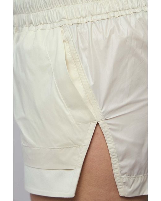 Rick Owens Natural Drawstring Fog Boxers Shorts