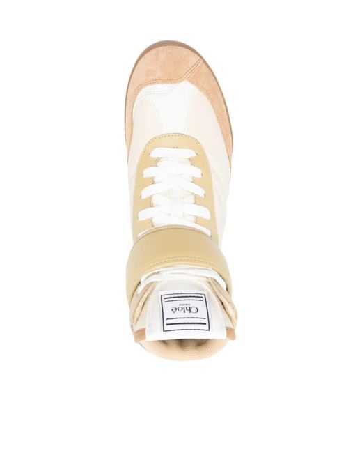 Chloé Natural Sneakers
