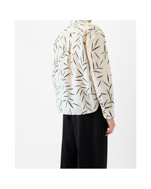 Jacquemus White Le Simon Ml Leaf-Print Button-Up Shirt for men