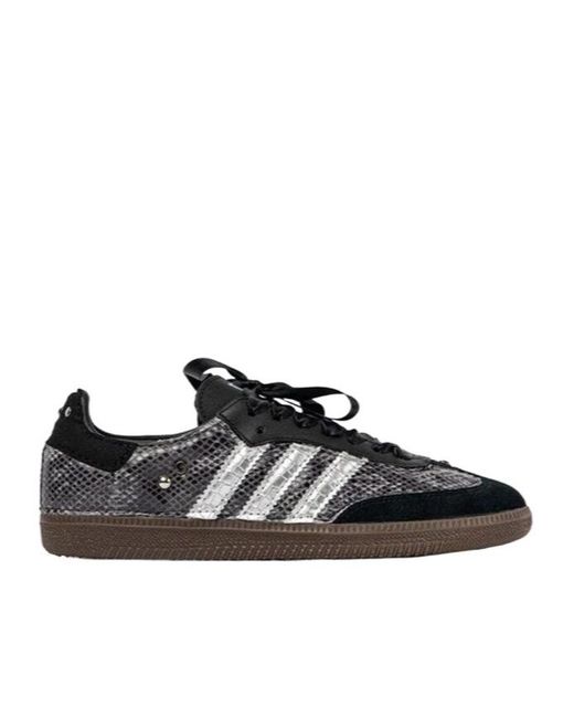 Adidas Black Lace-Up Sneakers