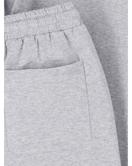 DUNST Gray Drawstring Wide-Leg Pants