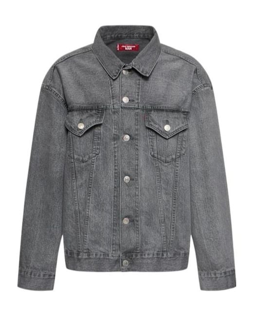 Junya Watanabe Gray Levi's X Button-Down Denim Jacket for men