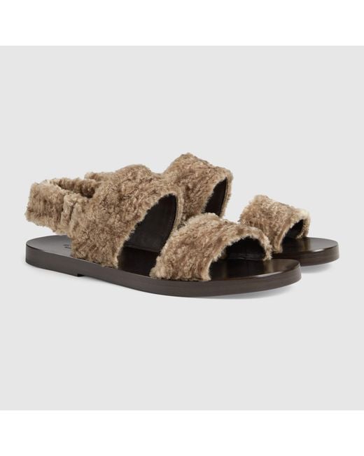 Gucci Brown 2015 Re-Edition Series Sandals for men
