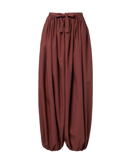 Christopher Esber Purple Cotton Balloon Pants