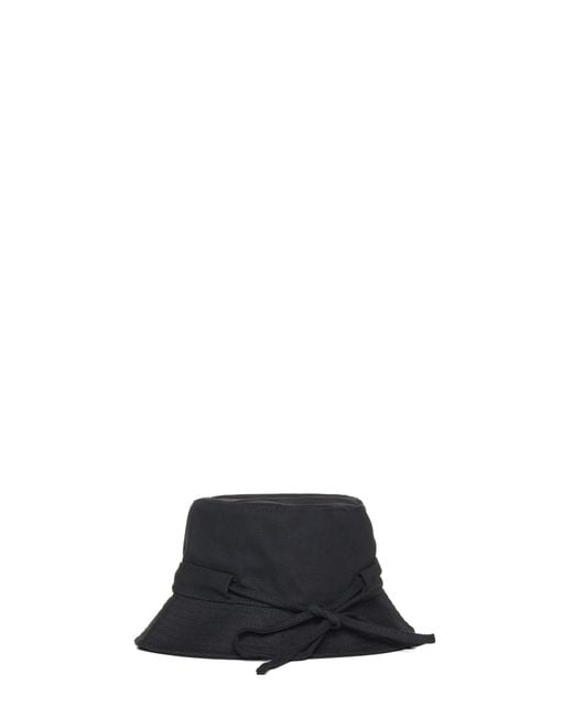 Jacquemus Black The Gadjo Bucket Hat for men