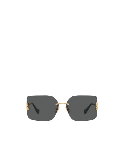 Miu Miu Multicolor Eyewear Wrap-Around Frame Full Rim Sunglasses