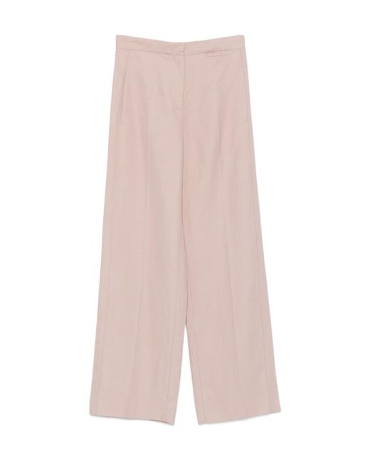 Loulou de Saison Pink Solid Color Trousers