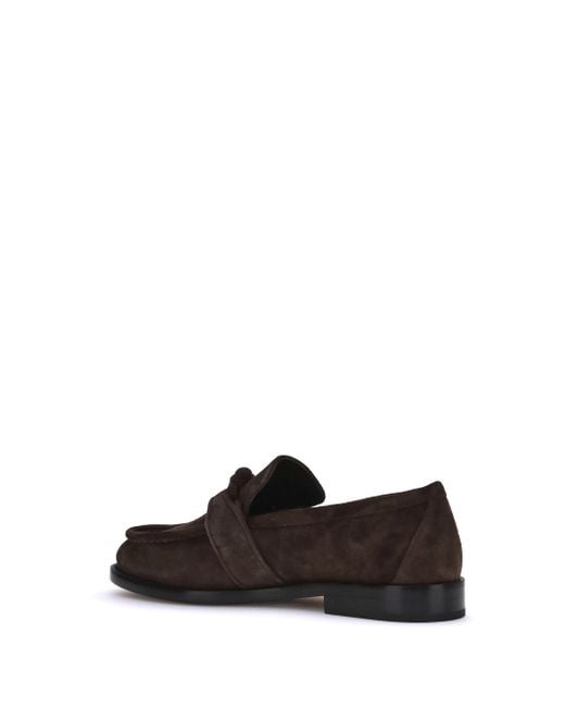 Bottega Veneta Brown Astaire Fondente Suede Moccasin