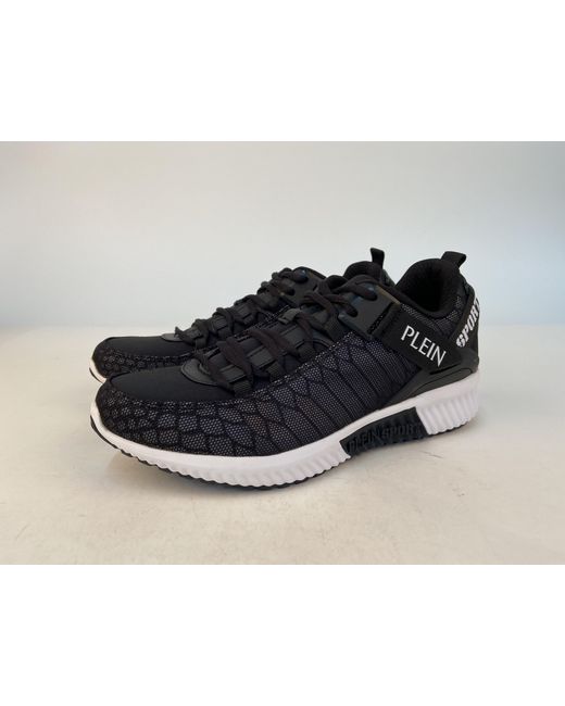 Philipp Plein Black Logo Details Casual Sports Shoes for men