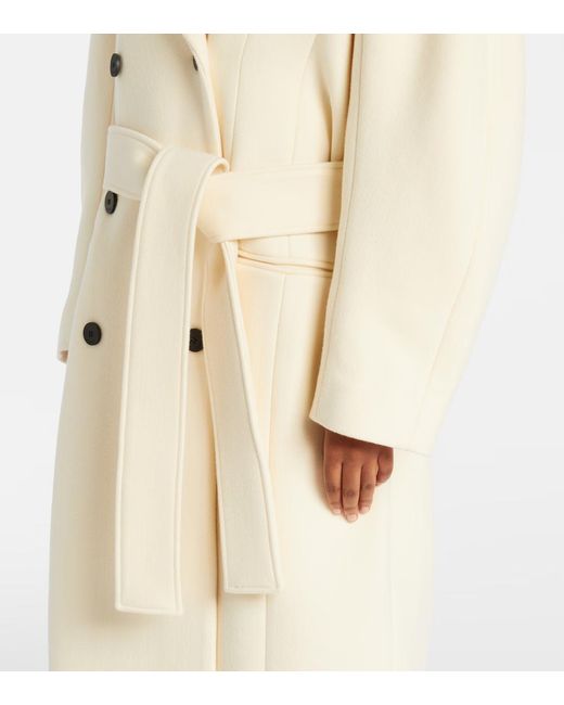 Jacquemus Natural Virgin Wool Coat