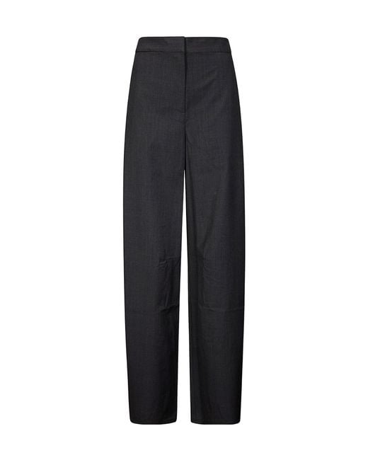 Samsøe & Samsøe Blue Wide-Leg Casual Pants