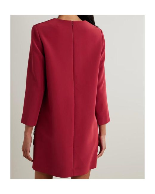 Joseph Red Round Neck Dress