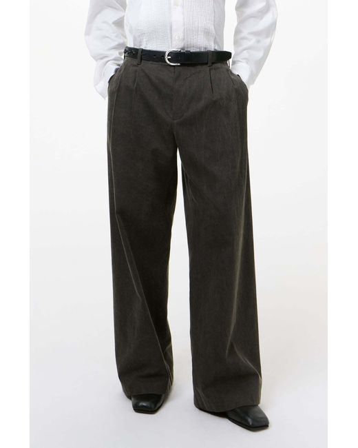 Our Legacy Green Bridge Relaxed Pleated Pants for men