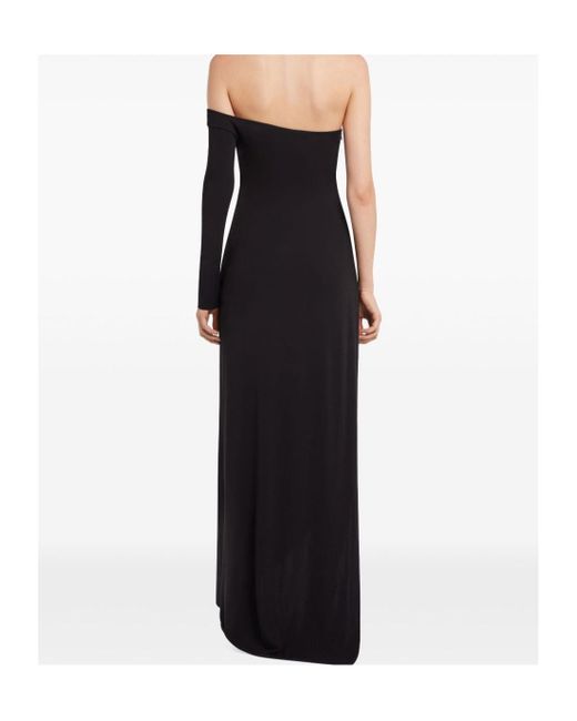 Courreges Black Elegant Long Dress