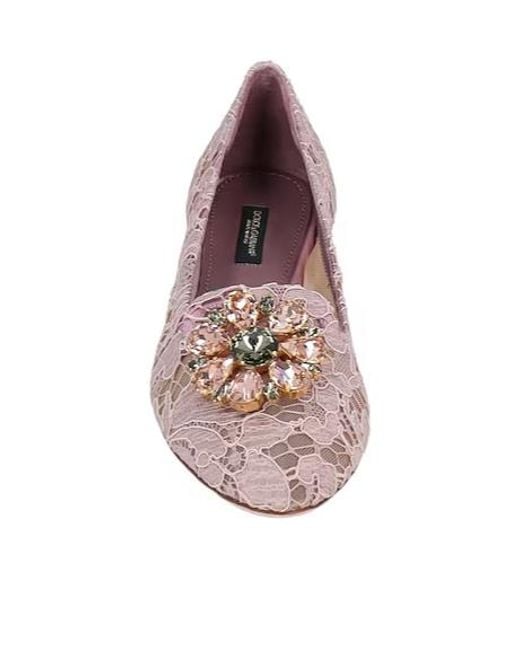 Dolce & Gabbana Pink Minimalist Loafers