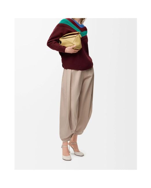 Loewe Multicolor Draped Trousers