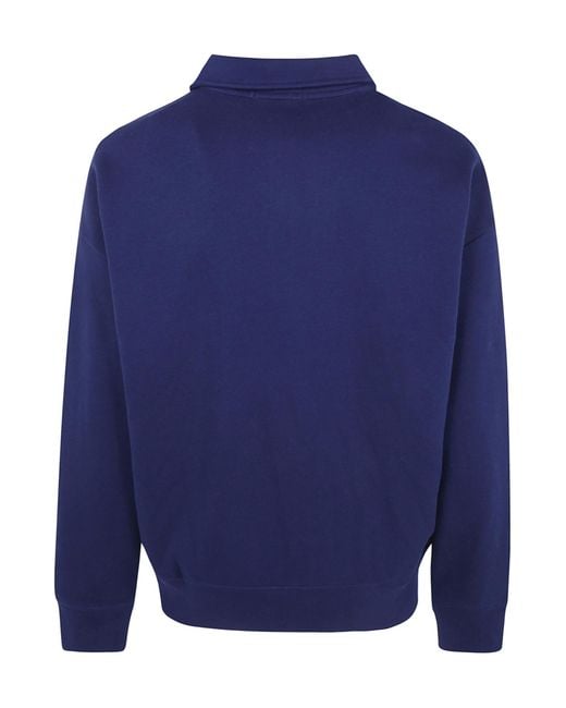 Polo Ralph Lauren Blue Knit Pullover Sweatshirt for men