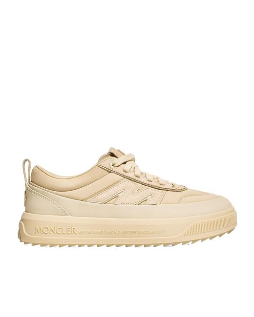 Moncler Natural Altive Nubuck Suede Sneakers