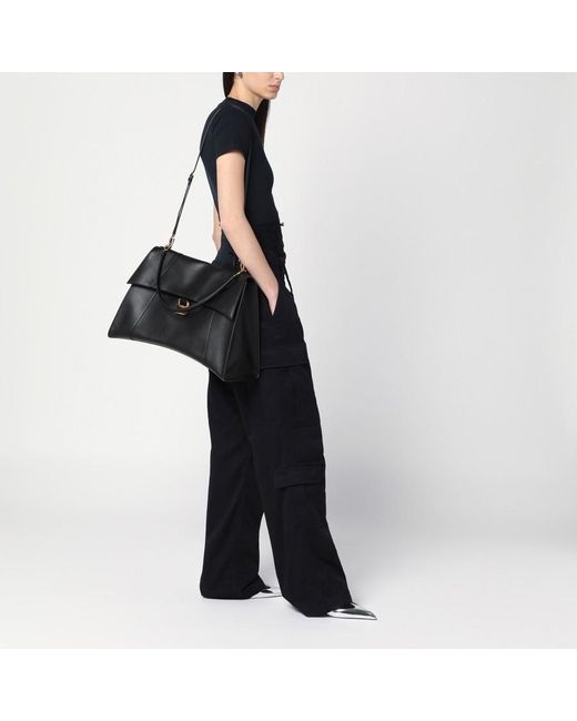 トートバッグ BALENCIAGA 'Tote Hourglass Soft' large shopping bag Black Women's Hourglass Soft Tote Bag Large in Black | Balenciaga US