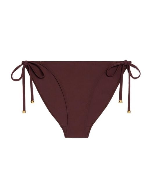 Céline Purple Triomphe Swimsuit Bottom
