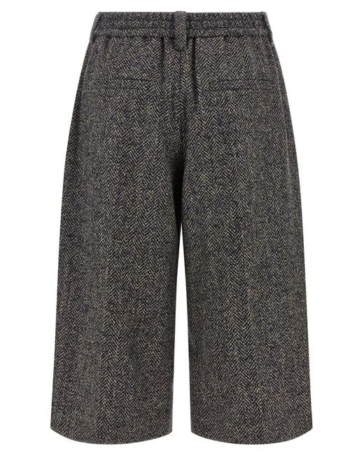 Brunello Cucinelli Gray Bermuda Shorts