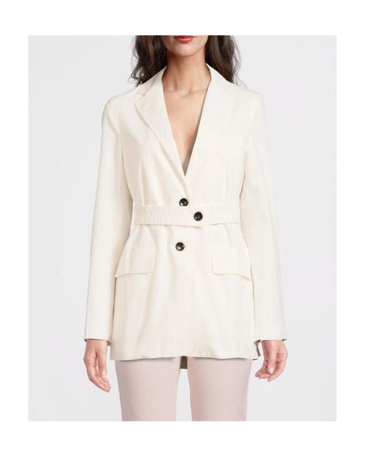 Proenza Schouler White Long-Sleeved Suit Jacket