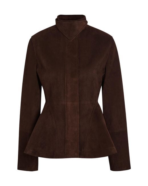 Alaïa Brown Suede Jacket