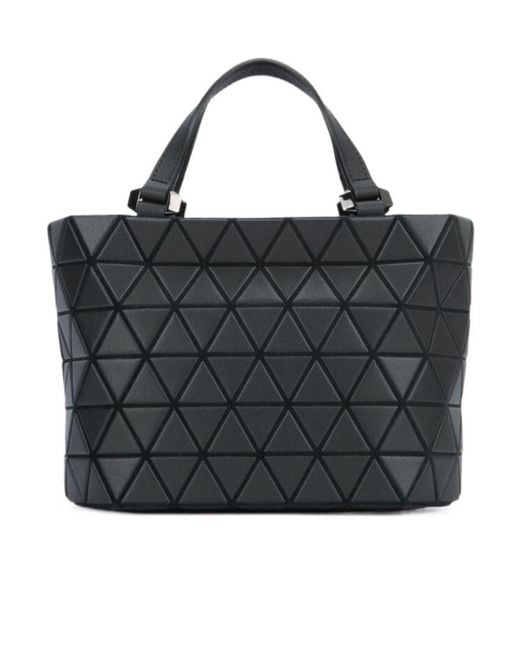 Issey Miyake Black Crystal Matte Zip-Up Tote Bag