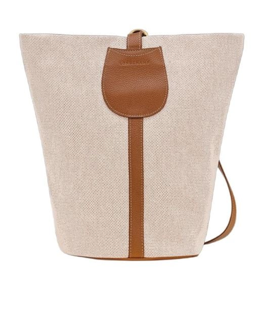Longchamp Natural Complice Bucket Shoulder Bag