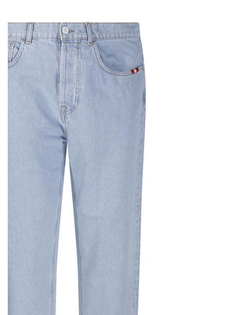 AMISH Blue Jeremiah Carrot-Fit Jeans for men