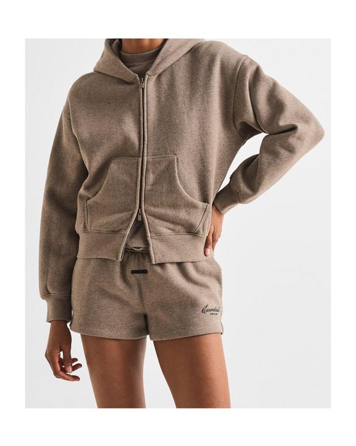 Fear Of God Natural Zip-Up Hoodie