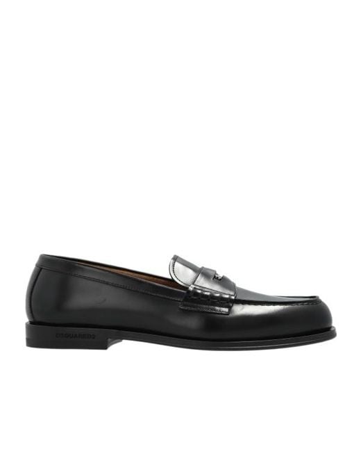 DSquared² Black Neoclassic Loafers