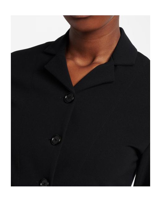 Jil Sander Black Jersey Top