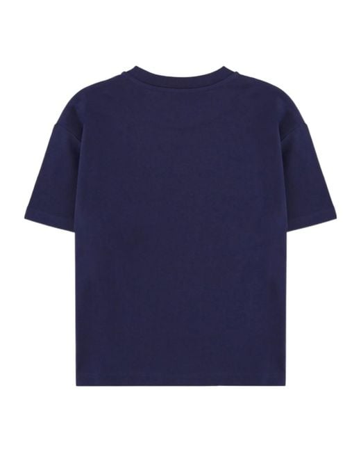 A.P.C. Blue Logo Crew-Neck T-Shirt