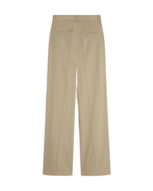 Phoebe Philo Natural Casual Pants With Belt Loops