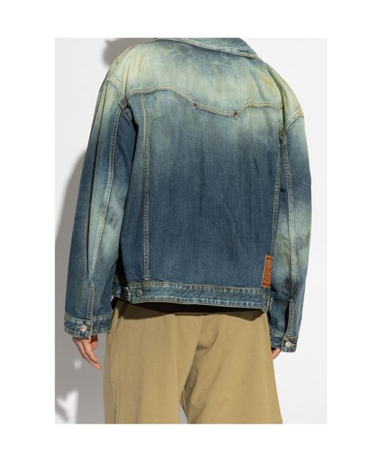 DSquared² Blue Long Sleeved Denim Jacket for men