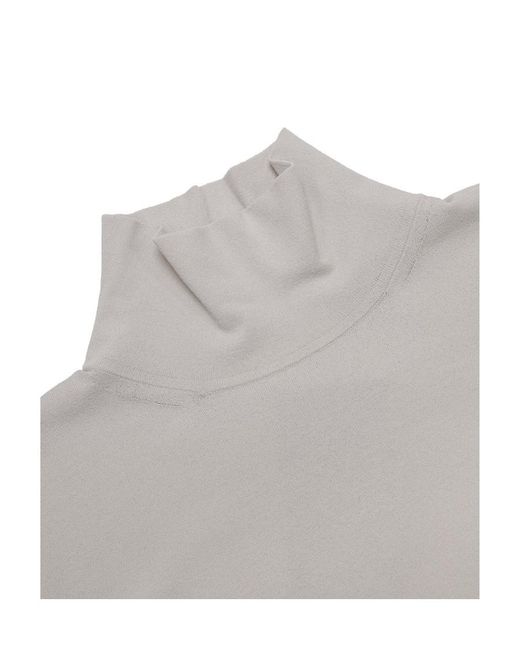 Max Mara White Long-Sleeved Pullover