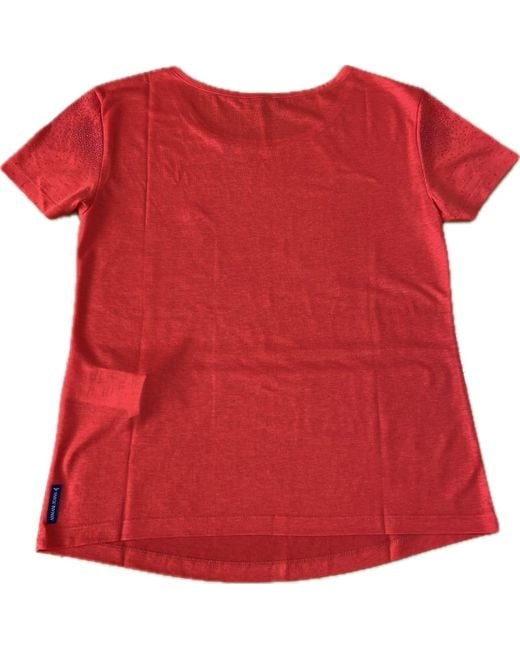 Armani Jeans Red Short Sleeve T-Shirt