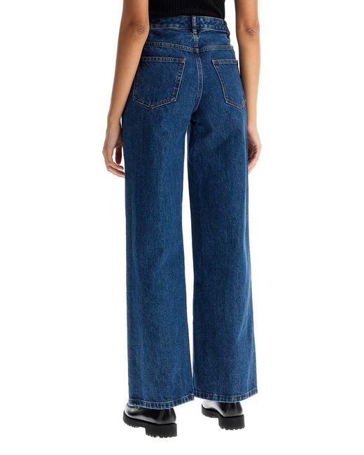 A.P.C. Blue Elisabeth Straight Leg Jeans