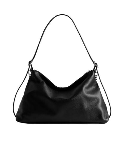 Zadig & Voltaire Black Jim Wings Chain Shoulder Bag
