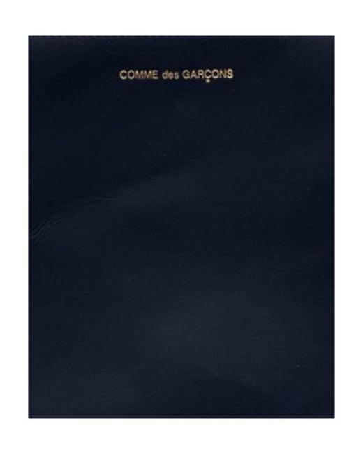 COMME DES GARÇONS PLAY Blue Zipper Wallet for men