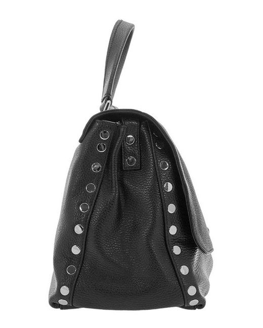 Zanellato Black Logo Shoulder Bag