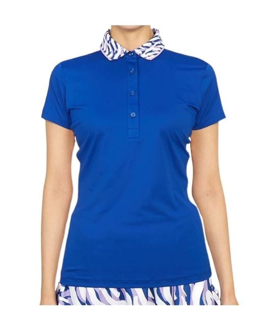J.Lindeberg Blue Tilda Polo Shirt