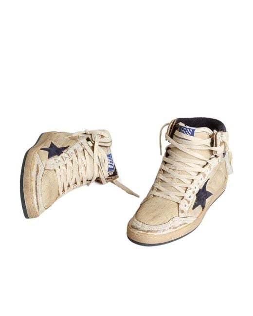 Golden Goose Deluxe Brand Natural Logo Lace Up Casual Sports Shoes for men