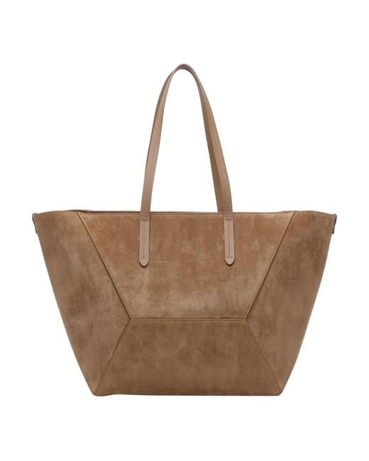 Brunello Cucinelli Brown Bc Duo Tote Bag