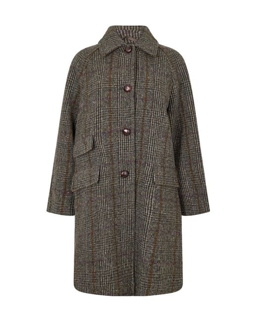 Weekend by Maxmara Gray Printed Coat