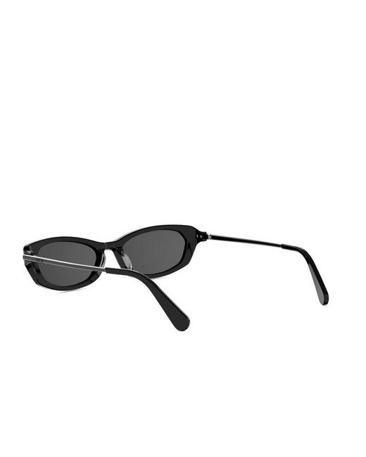 Dior White Eyewear D-Moon B2I Butterfly Frame Sunglasses
