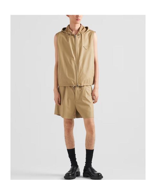 Prada Natural Leather Vest for men