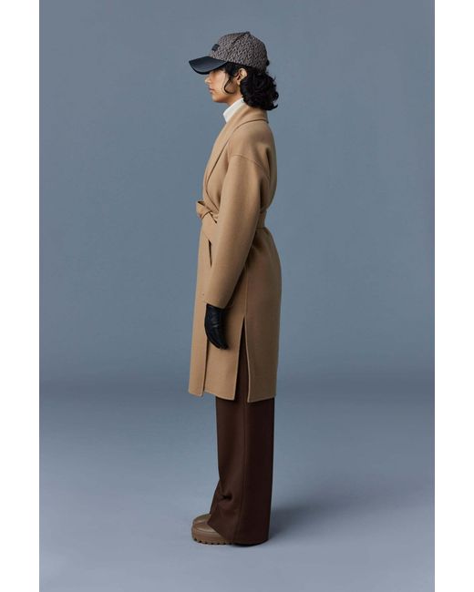Mackage Natural Belted Wrap Coat