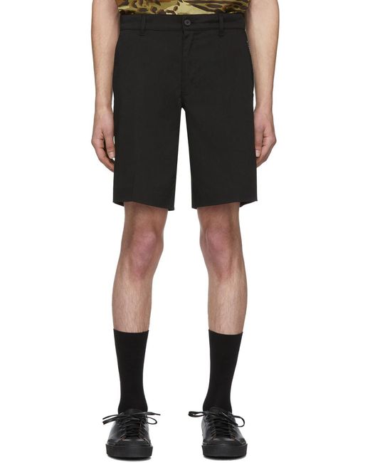 Givenchy Black Label Patch Chino Shorts for men